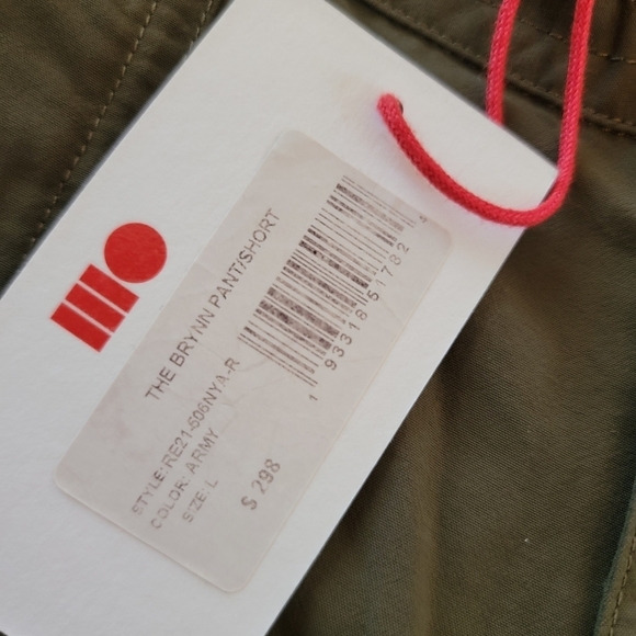 NWT Solid & Striped green zip off legs converable baggy pants Size large - Picture 6 of 15